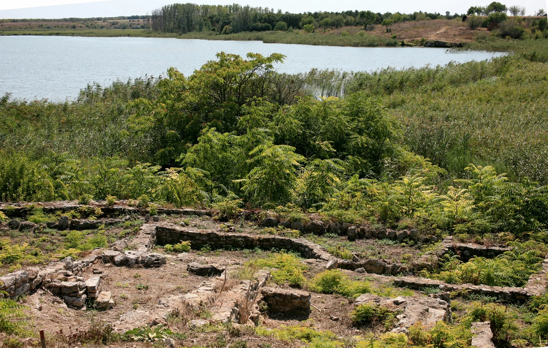 Durankulak-See an der nördlichsten bulgarischen Schwarzmeerküste